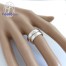แหวนคู่ แหวนคู่เงินแท้ แหวนเพชร แหวนเงินแท้ แหวนหมั้นเพชร - RC3031di